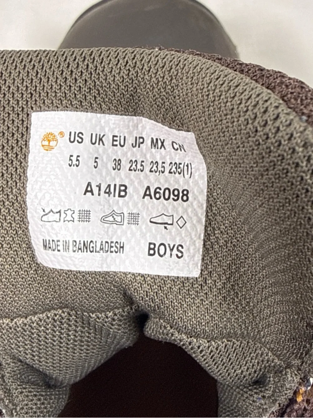 Timberland Kids Dark Brown Waterproof Hiking Boots